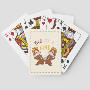 Chip 'n Dale Two of a Kind Playing Cards