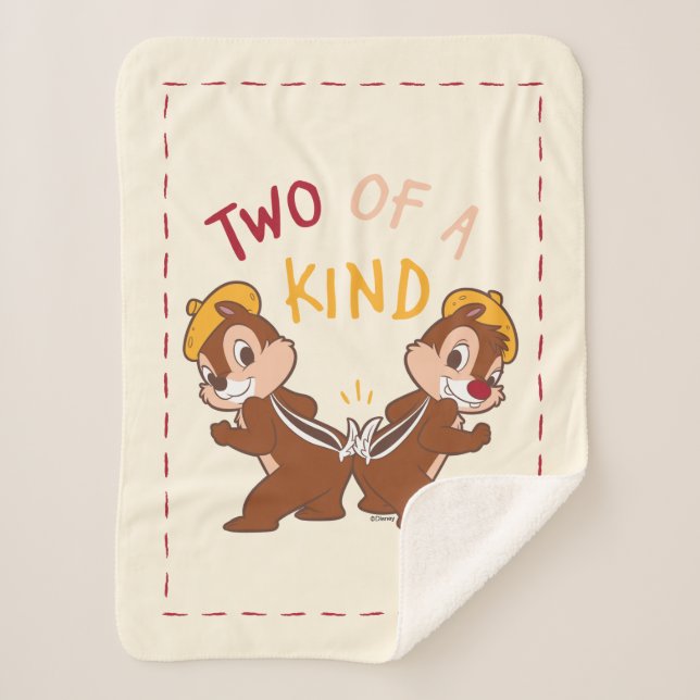 Chip 'n Dale Two of a Kind Sherpa Blanket (Front)