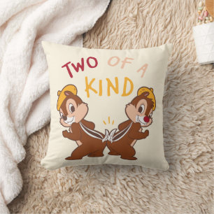 Chip 'n Dale Two of a Kind Throw Pillow