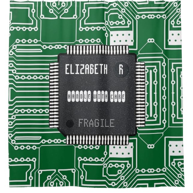Chip On Printed Circuit Board With Your Name (Front)