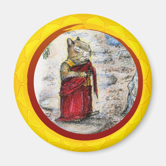 CHIP THE MONK MAGNET (Front)