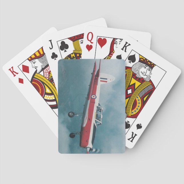 chipmunk airplane playing cards (Back)