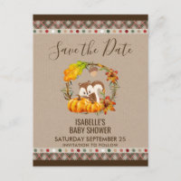 Chipmunk and Pumpkins Fall RusticSTD