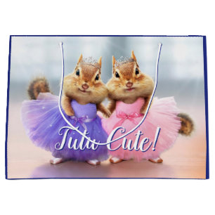Chipmunk Ballerina Duo Large Gift Bag