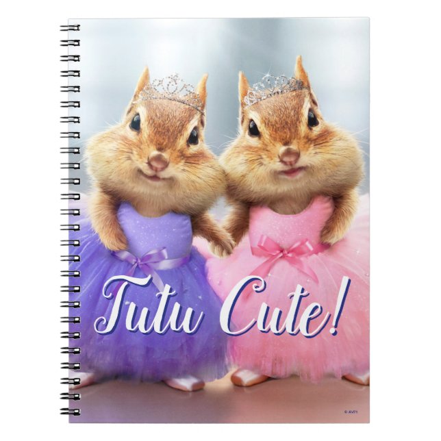 Chipmunk Ballerina Duo Notebook (Front)