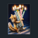 Chipmunk Birthday Candles<br><div class="desc">Make a wish… Quick! | Avanti,  the Global Humour Brand™ has been entertaining the world with its Feel Good Funny greeting cards for over 40 years. Our characters live life to the fullest and celebrate the humour in everyday life.</div>