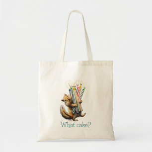 Chipmunk Birthday Candles Tote Bag
