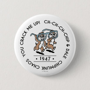Chipmunk Chaos Crew 2 Inch Round Button