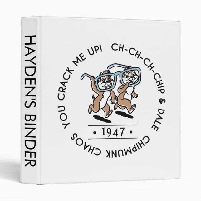 Chipmunk Chaos Crew Binder (Front/Spine)