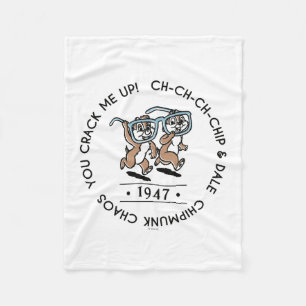 Chipmunk Chaos Crew Fleece Blanket