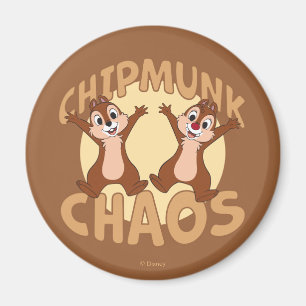 Chipmunk Chaos Crew Magnet