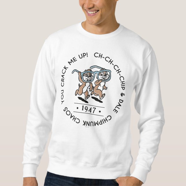 Chipmunk Chaos Crew Sweatshirt (Front)