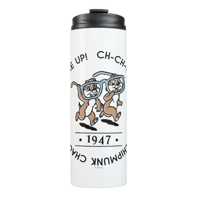 Chipmunk Chaos Crew Thermal Tumbler (Front)
