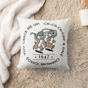 Chipmunk Chaos Crew Throw Pillow