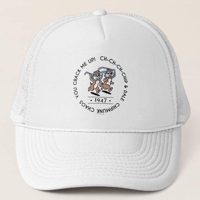 Chipmunk Chaos Crew Trucker Hat (Front)