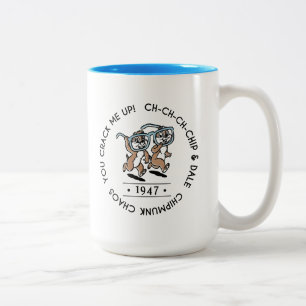 Chipmunk Chaos Crew Two-Tone Coffee Mug