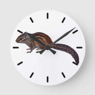 Chipmunk Clock (Choose Colour)