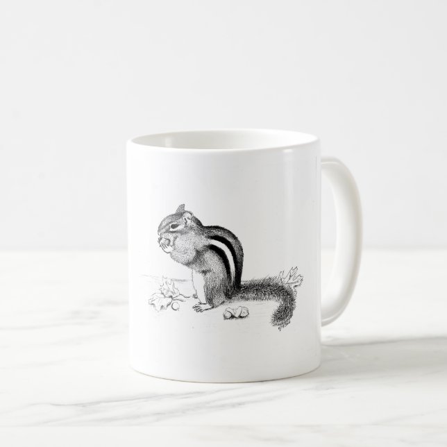 Chipmunk Coffee Mug (Front Right)