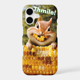 Chipmunk Eating Corn