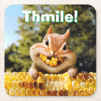 Chipmunk Eating Corn