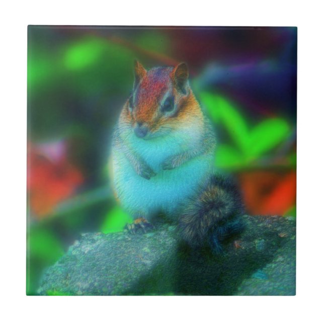 Chipmunk Fantasy Animal Tile (Front)