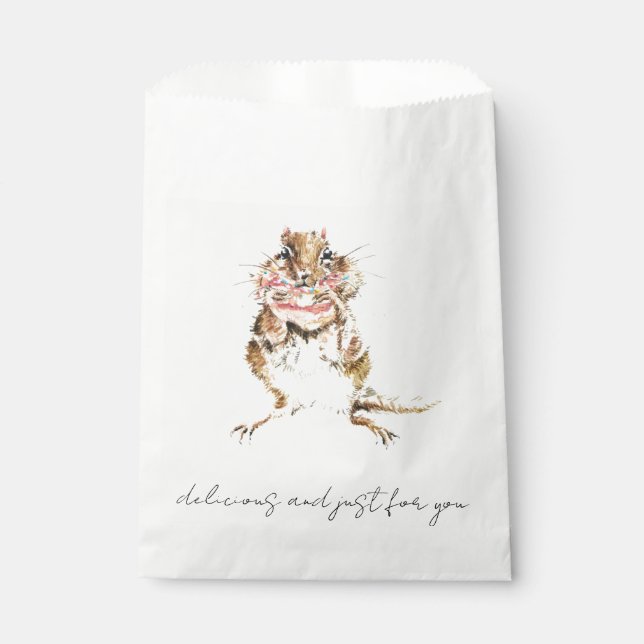 Chipmunk Favour Bags (Front)