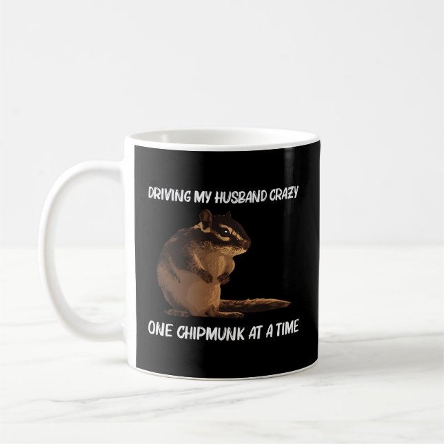 Chipmunk For Mom Squirrel Whisperer Rodent Coffee Mug (Left)