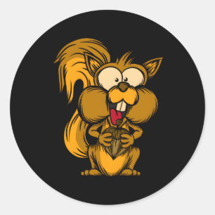 Chipmunk Forest Dweller Rodent Squirrel Classic Round Sticker