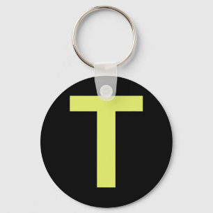 Chipmunk Halloween Carnival Group Costume Letter Keychain