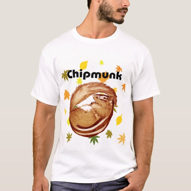 Chipmunk illustration (1) T-Shirt (Front)