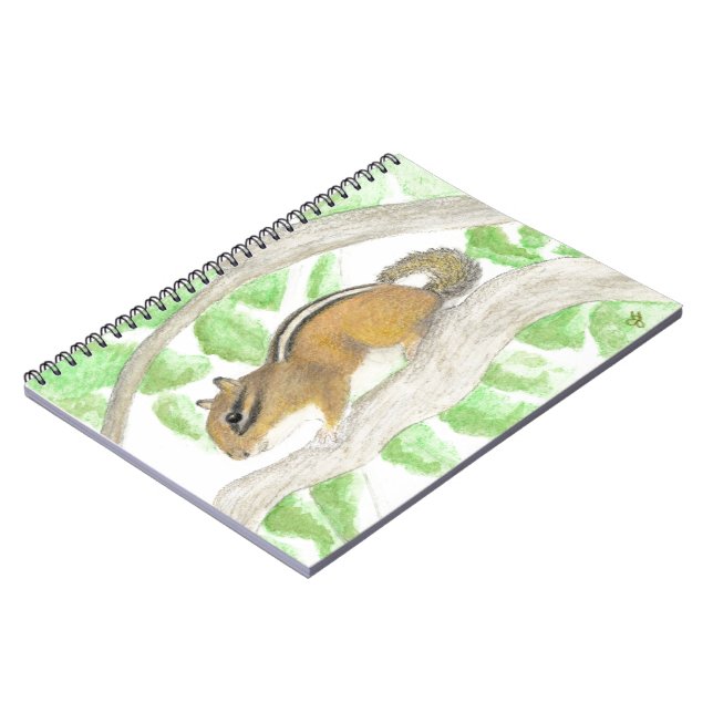 Chipmunk in the Apple Tree Notebook (Left Side)