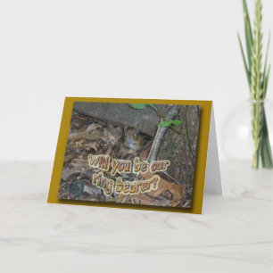 Chipmunk in Woods Coordinating Items Invitation
