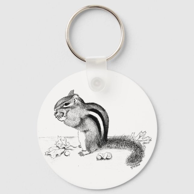 Chipmunk Keychain (Front)