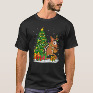 Chipmunk Lover Matching Xmas Lighting Chipmunk Chr T-Shirt