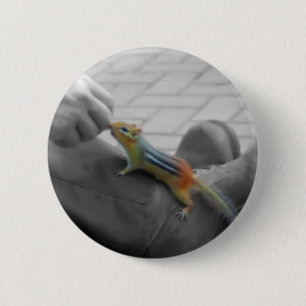 Chipmunk Lunch 2 Inch Round Button