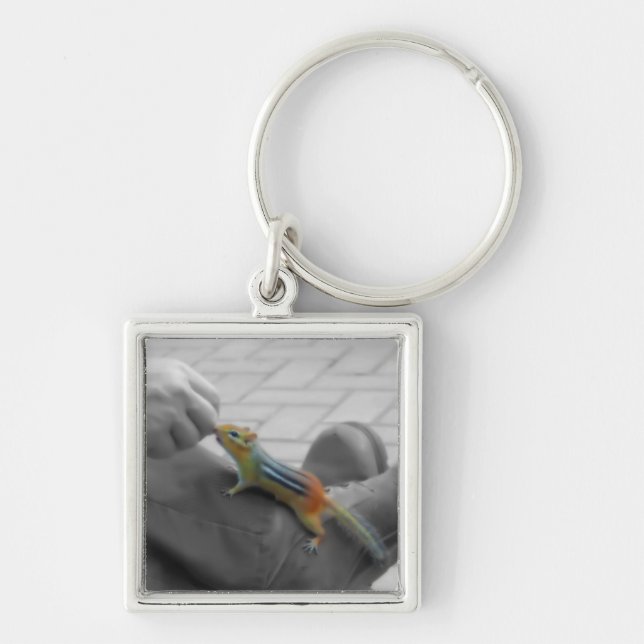 Chipmunk Lunch Keychain (Front)