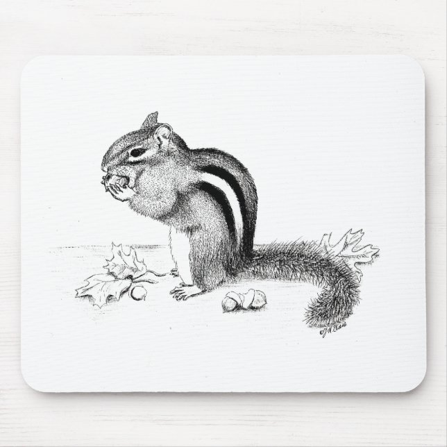 Chipmunk Mouse Pad (Front)