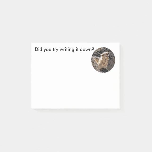 Chipmunk Notes (Front)