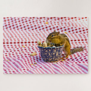 Chipmunk Picnic Jigsaw Puzzle