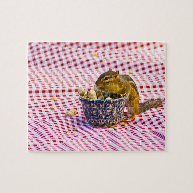 Chipmunk Picnic Jigsaw Puzzle (Horizontal)