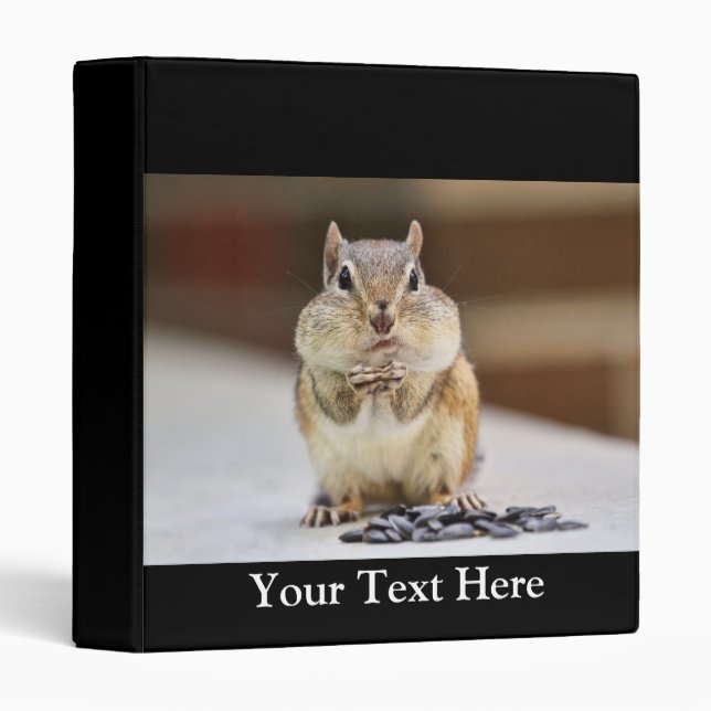 Chipmunk Picture Binder (Front/Spine)