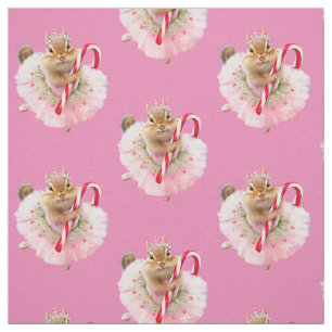 Chipmunk Plum Fairy Fabric