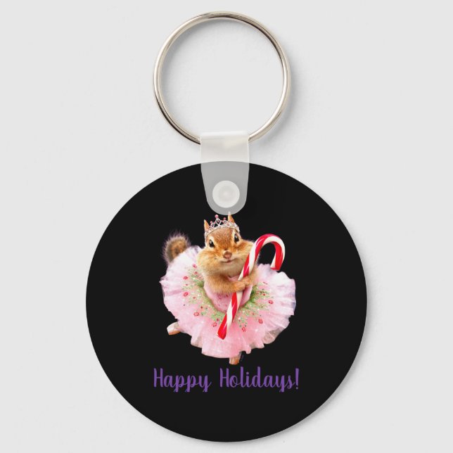 Chipmunk Plum Fairy  Keychain (Front)