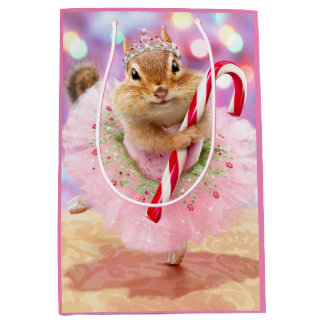 Chipmunk Plum Fairy Medium Gift Bag