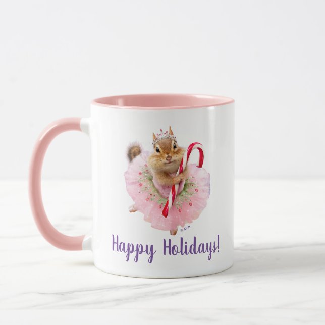 Chipmunk Plum Fairy Mug (Left)