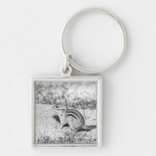 Chipmunk Sketch Keychain
