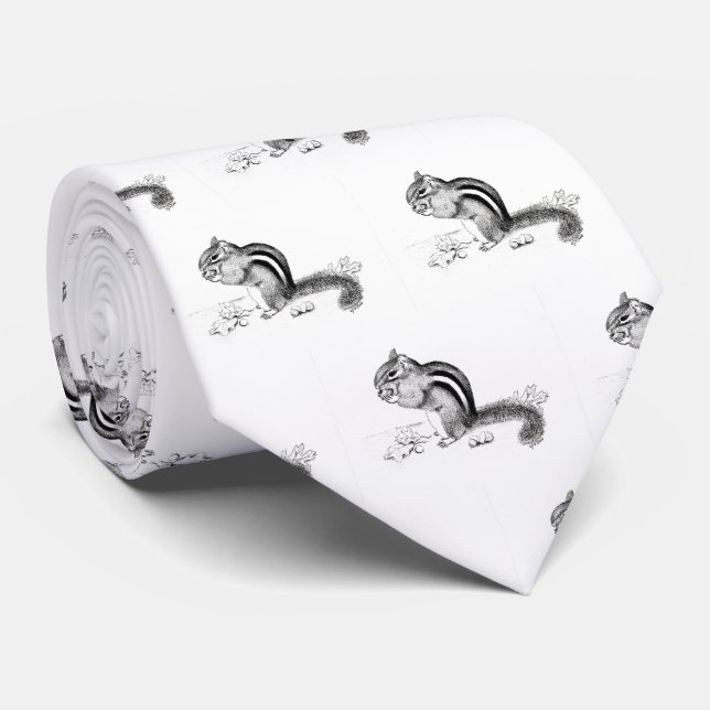 Chipmunk Tie (Rolled)