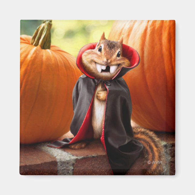 Chipmunk Vampire Magnet (Front)