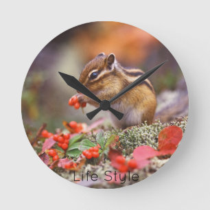 Chipmunk Wall Clock