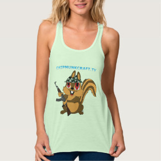 ChipmunkCraft Women's Slim Fit Racerback Tank Top